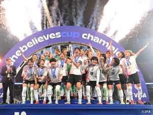 新生なでしこJAPAN、アメリカ代表を13年ぶりに勝利して『SheBelieves Cup』初優勝！！！